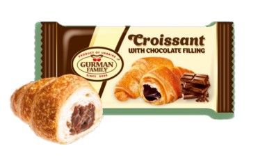 К.Ф.Круасан зі шок. (фасовані)55 г-31 шт ящ/Gurman Family/