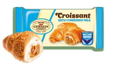К.Ф.Круасан зі згущ. мол.(фасовані)55 г-1шт ящ/Gurman Family/